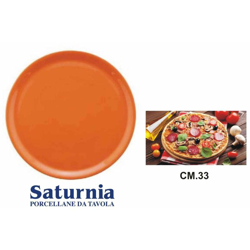 Piatto Pizza Arancio Napoli Cm.33 en oferta