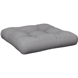 vidaXL Cuscino per Pouf su Pallet Grigio in Tessuto - Grigio precio