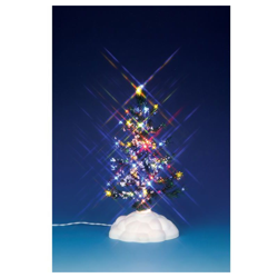 Lighted Pine Tree, Multi, Medium, B/O (4.5V) en oferta