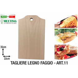 Tagliere Legno Faggio Cm.35X22 Art.11 precio