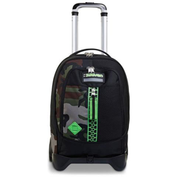 Zaino Trolley Jack 2 Ruote - Half Black - Taglia Unica Black-green precio