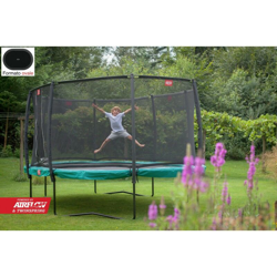 Solo Trampolino - BERG Grand Champion fuoriterra ovale 350x250cm - verde - Deluxe características