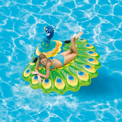 Materassino Intex 57250 Isola Pavone Gonfiabile per Piscina precio