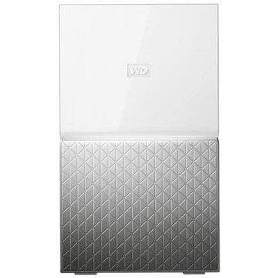 My Cloud Home Duo NAS 6 TB (2 x 3 TB) 2 x USB 3.0 Colore Argento, Bianco