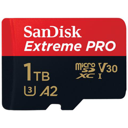 Scheda di Memoria microSD Extreme Pro 1 TB UHS-I di Classe 10 Velocità 170 MB / s con Adattatore en oferta