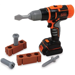 Black+Decker Trapano/avvitatore Giocattolo per Bambini con Legno e Viti características