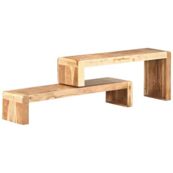 Mobili Porta Tv 2 Pz In Legno Massello Di Acacia precio