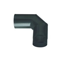 Agef - ALA GOMITO 90° ø mm.150 PORCELLANATO STUFE A LEGNA SMALTO NERO OPACO FERR 363235 en oferta