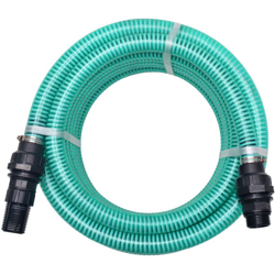 Asupermall - Tubo di Aspirazione con Connettori 10 m 22 mm Verde precio