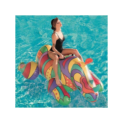 Rinoceronte Fashion Cavalcabile Gigante 201 X 102 Cm Gonfiabile Multicolore características