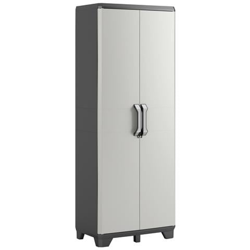 Armadietto Alto Gear Nero E Grigio 68x39x182cm en oferta