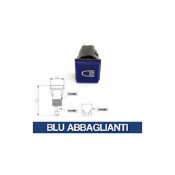 Ama - Spia Universale Luce Luminosa Ricambio Veicoli Mezzi Agricoli Trattore 29242V Blu Abbaglianti (31898) precio