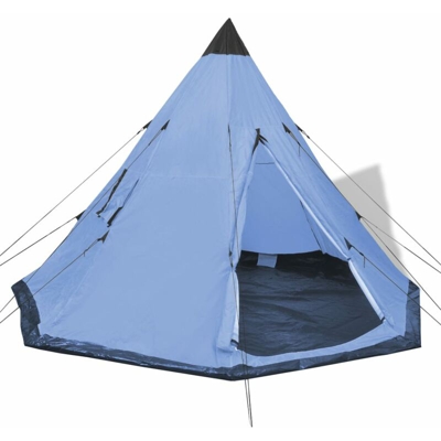 Tenda per 4 persone blu - Blu - Vidaxl