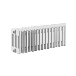 Deco Warm - Termoarredo multicolonna in acciaio h400 mm bianco interasse 330 mm modello multy 6 - linea casa en oferta