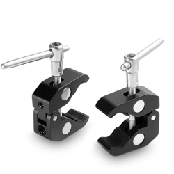 Langray - Morsetto Super Clamp(2 Pacchetti) con Filettature da 1/4 e 3/8 per DJI Ronin, Monitor da Fotocamera, LED Light-2058 precio