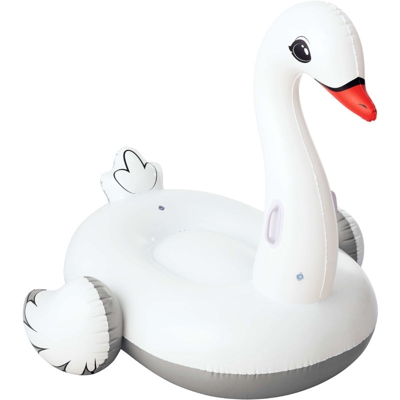 Bestway 41111 Supersized Swan Rider Animaux de natation, 196 x 174 cm