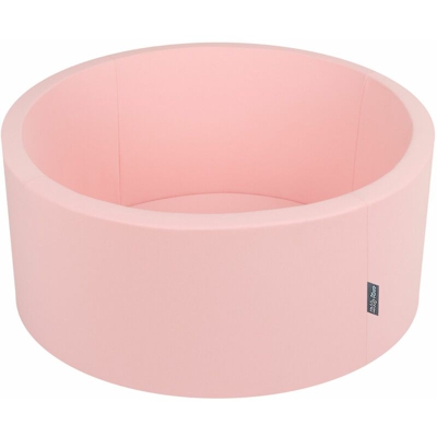 90X40cm/SENZA Palline Piscina Di Palline Colorate Per Bambini Tondo Fabbricato In EU, Rosa:Grigio/Bianco/Rosa - rosa:grigio/bianco/rosa - Kiddymoon