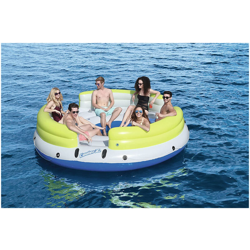 Bestway Isola gonfiabile gigante galleggiante 3.28x3.28m Lazy Dazy 6 posti en oferta