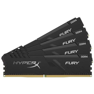 Kit da 4 Moduli di Memoria Dimm Fury Refresh 16 GB (4x4 GB) DDR4 2666 MHz CL16