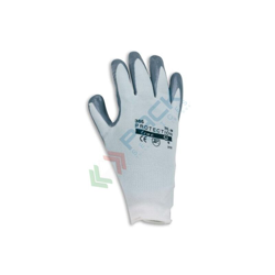 Guanti da lavoro in nitrile con maglia in nylon elasticizzata, certificati CE, EN 388, taglia 8 (Taglia 8) en oferta