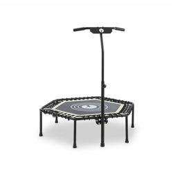 Jumpanatic Trampolino Fitness44“ / 112 cm Ø Impugnatura Pieghevole Bianco precio