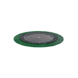 Exit - SOLO TRAMPOLINO Tappeto elastico da giardino interrato rotondo 427cm con piastrelle di sicurezza - nero. Trampolino elastico per adolescenti e características