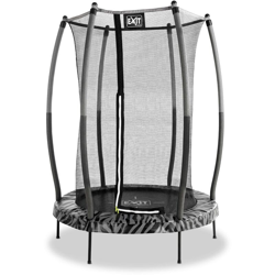 SOLO TRAMPOLINO Tappeto elastico junior 140cm con rete di sicurezza - nero/grigio. Per uso esterno e interno características