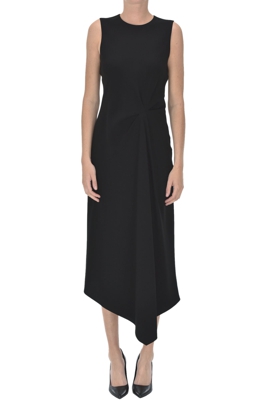 Draped sheath dress