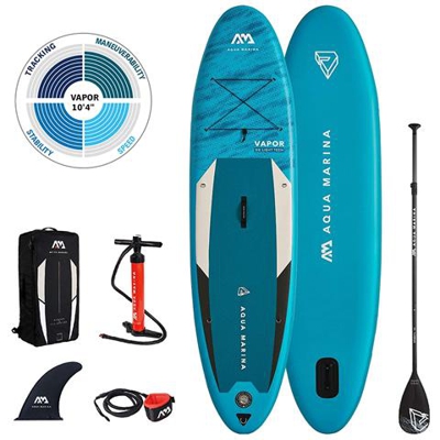 Stand Up Paddle Board Gonfiabile In Set Vapor 2021 Isup 10'4'' Stand-up Paddling Sup-board 315 X 79 X 15 Cm