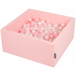 90X40cm/200 Palline ? 7CM Quadrato Piscina Di Palline Colorate Per Bambini Fabbricato In EU, Rosa: Rosa Ch/Perla/Trasparente - rosa: rosa precio