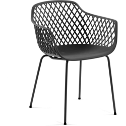 Sedia Quinn grigio - Grey - Kave Home en oferta