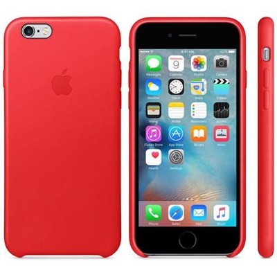 Custodia in Pelle per iPhone 6/6s Colore Rosso