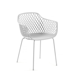 Sedia Quinn bianco - White - Kave Home en oferta