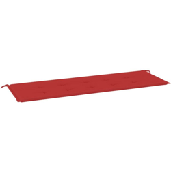 Cuscino per Panca da Giardino Rosso 150x50x4 cm - Rosso - Vidaxl precio