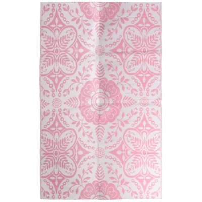 vidaXL Tappeto da Esterni Rosa 160x230 cm in PP