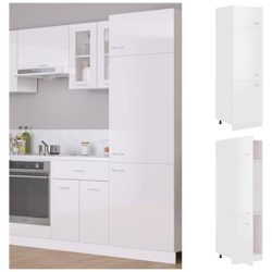 Armadio Per Frigo Bianco Lucido 60x57x207 Cm In Truciolato en oferta