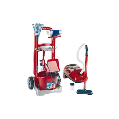 Vileda cleaning trolley + vakuum cleaner