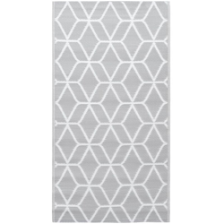 vidaXL Tappeto da Esterni Grigio 80x150 cm in PP características