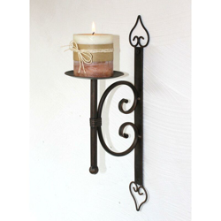 Dandibo - Porta Candele a Parete 12110 Porta Candele in Metallo 41cm Luci-Candele en oferta