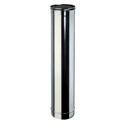 An Camini - Tubo monoparete in acciaio inox Aisi 316 da 1 mt > 80 mm