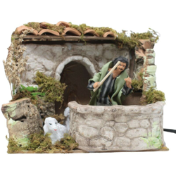 Pastore per Presepe in Movimento 20 cm x 14 cm il Pecoraio 46503 precio