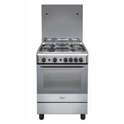 Hotpoint Ariston H6GG1F (X) IT - Cucina da Libero Posizionamento, 4 Fuochi a Gas, 60 cm, A características