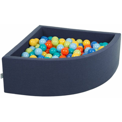 90X30cm/300 Palline Piscina Di Palline Colorate ?7Cm Per Bambini Quarto Angolare In EU, Blu Sc:Verdech/Arancio/Turchese/Blu/Azzurro/Giallo - blu características