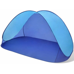 Tenda per la Spiaggia Pieghevole Impermeabile Azzurra - Blu - Vidaxl características