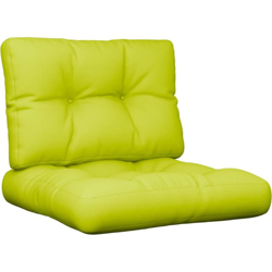 vidaXL Cuscini per Divano a Pallet 2 pz Verde Brillante - Verde en oferta