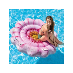 Materassino Isola Gonfiabile Stampa Margherita Pvc Mare Piscina 142 X 142 Cm precio