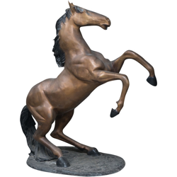 Cavallo in fusione di bronzo L125xPR62xH154 cm precio