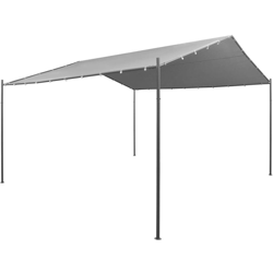 Gazebo da Giardino in Acciaio 400x400x260 cm Antracite precio