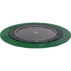 Exit - SOLO TRAMPOLINO Tappeto elastico da giardino interrato rotondo 366cm con piastrelle di sicurezza - nero. Trampolino elastico per adolescenti e en oferta