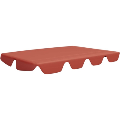 Baldacchino per Dondolo da Giardino Terracotta 150/130x70/105cm - Arancione - Vidaxl